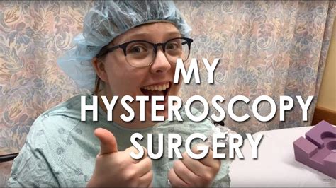 QUICK SURGERY UPDATE - my hysteroscopy & polypectomy - YouTube