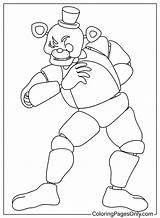 Freddy Fazbear Color Page  Free Printable Coloring Pages sketch template