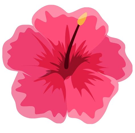 Pink Hawaiian Flower Clipart