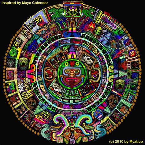 The ancient Mayan Calendar | Mayan calendar, Maya calendar, Mayan art