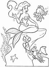 Little Mermaid Flounder Coloring Pages At GetColoringscom  Free sketch template