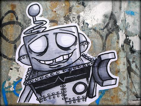 14 Best images about Robot Graffiti on Pinterest | Basel, Robot art and Pop art