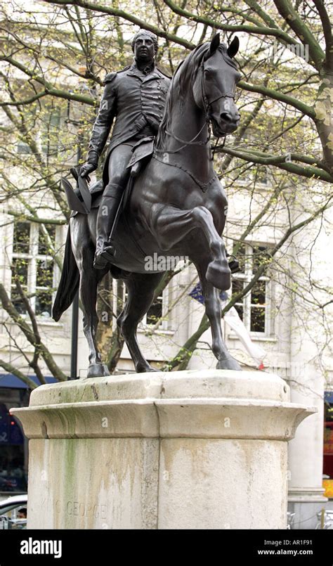 King George III statue in London England UK Stock Photo - Alamy