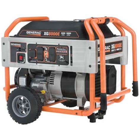 Generac 5747-SD XG8000E - 8000 Watt Electric Start Portable Generator ...