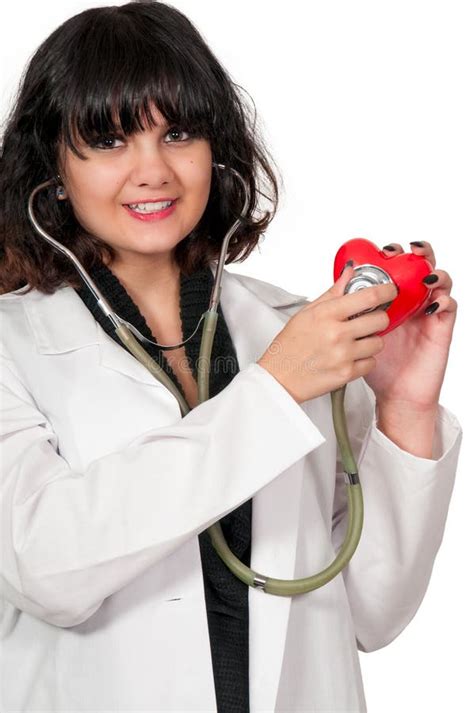 Beautiful Woman Cardiologist Stock Image - Image of health, medic: 45221097