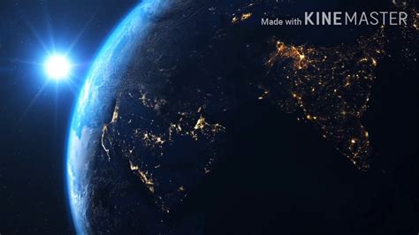 India from space. India during night with all its glory . - YouTube