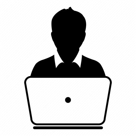 Computer, device, human, laptop, man, person, user icon - Download on ...