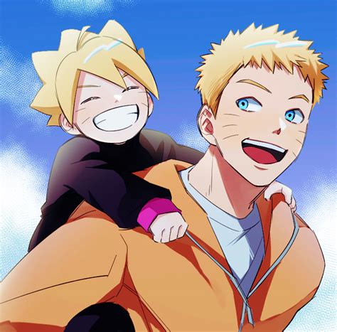 father and son - Uzumaki Boruto fan Art (43457573) - fanpop