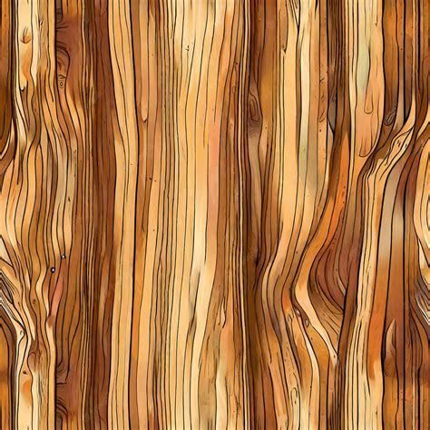 Premium Photo | Seamless wood texture illustration handdrawn