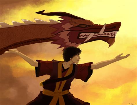 Redraw of the dragon dance scene! : r/TheLastAirbender