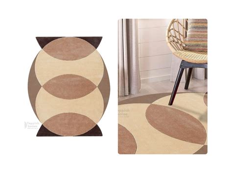 Wool Rugs Living Room 5x7, 5x8, 6x8, 6x9 Contemporary Carpet Irregular Shape Wool Area Rug - Etsy