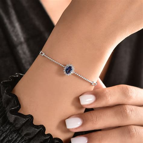 1.09 ct Sapphire Diamond Bracelet - 3000552886 / ZEN Diamond - US