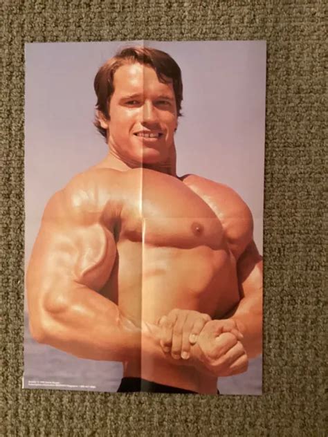 ARNOLD SCHWARZENEGGER IRONMAN Magazine Bodybuilding Insert Poster Vintage $30.00 - PicClick