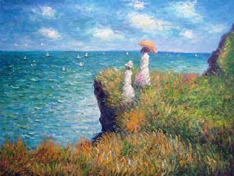 The Cliff Walk at Pourville by Claude Monet (1882) | 유화그림