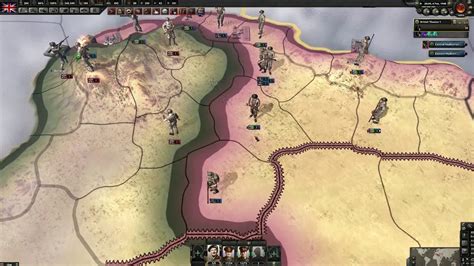 Hearts of Iron IV Multiplayer North African Campaign - YouTube