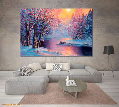 Winter Scene Wall Art - Painters Legend