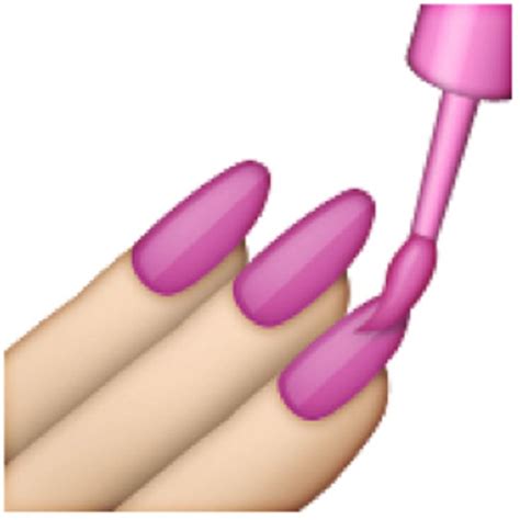 nails emoji png - Clip Art Library