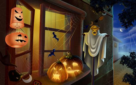 fantasma, Halloween, Calabazas Wallpapers HD / Desktop and Mobile Backgrounds