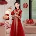 Red Chinese Dress Wedding Cheongsam Dress Chinese Wedding - Etsy