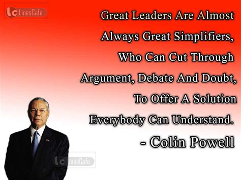 General Colin Powell Top Best Quotes (With Pictures) - Linescafe.com