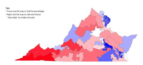 Democrat Ralph Northam won a majority of votes in five Virginia Senate districts held by ...