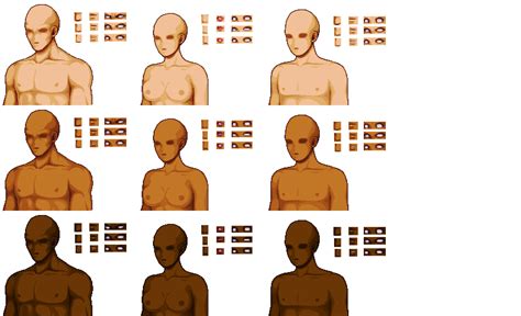 Template Portait Half-Body | OpenGameArt.org