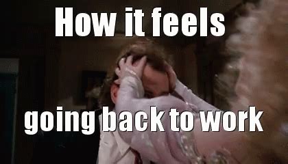 Going Back To Work Funny GIF - GoingBackToWork Funny HowItFeels - Discover & Share GIFs