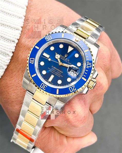 Rolex Submariner Date 41mm Two Tone Blue Dial 126613LB