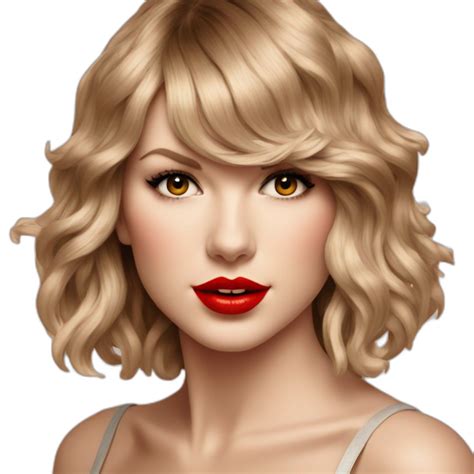 Taylor Swift red | AI Emoji Generator