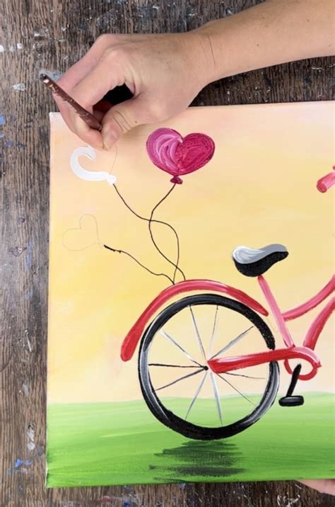 Valentine's Day Ride - Acrylic Painting Tutorial - Tracie Kiernan ...