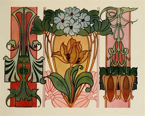 Charles J Strong’s Book of Designs | Art nouveau flowers, Art nouveau design, Art nouveau ...