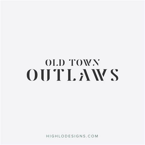 Typography used for an Old Town Cellars wine label. Designed by Highlo ...