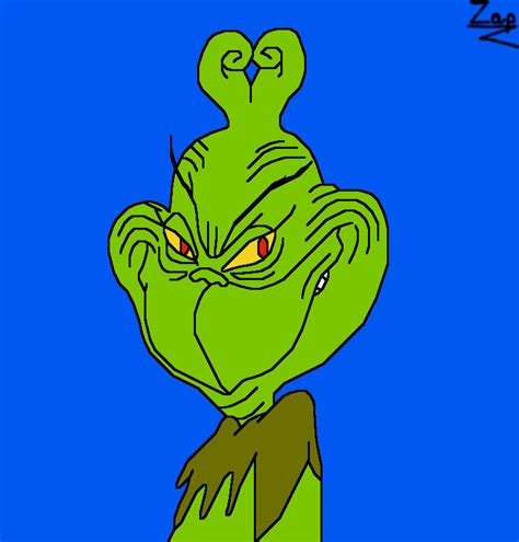 The Grinch's devious smile by Zap1992 on DeviantArt