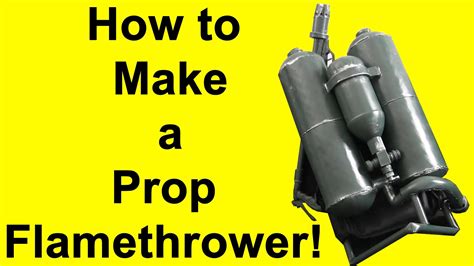 How to Make a Flamethrower (DIY) | Flamethrower, Cosplay, Cosplay diy