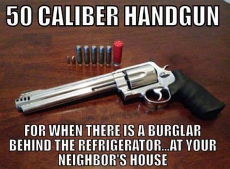 .50 Caliber Handgun - Military Humor