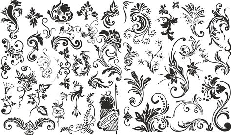 Swirls Set Free Vector cdr Download - 3axis.co