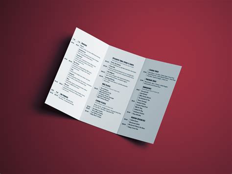 Bad to the Bone BBQ Brochure on Behance