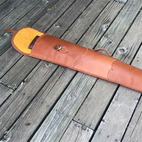 Handmade Leather Shotgun Case Groomsmen Gift Father's | Etsy