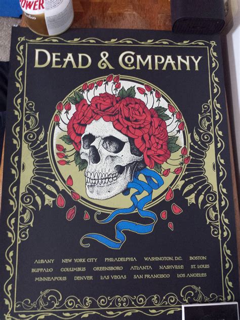 Dead & Co poster from Verizon Center. :) : r/gratefuldead