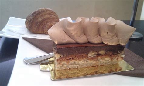 Hazelnut Mille Feuille, croissant - Le Petit Gateaux, Melb… | Flickr