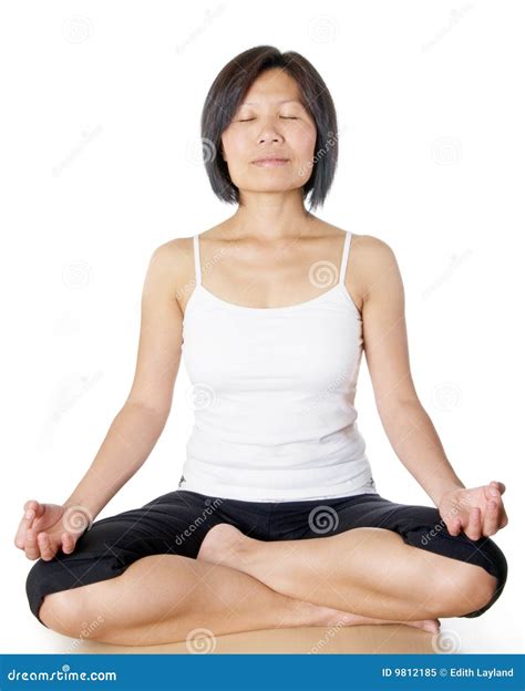 Lotus Pose Meditation stock image. Image of meditation - 9812185