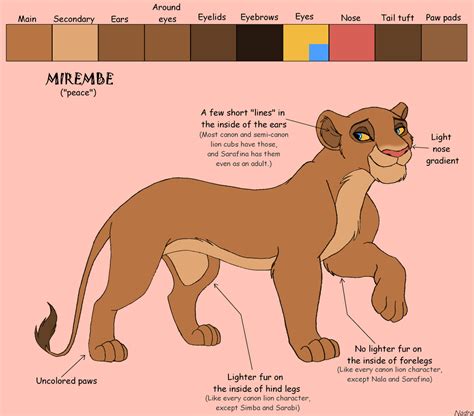 Mirembe Ref Sheet Lion King Names, Lion King 1 1/2, Lion King Story, Lion King Fan Art, Lion Cub ...