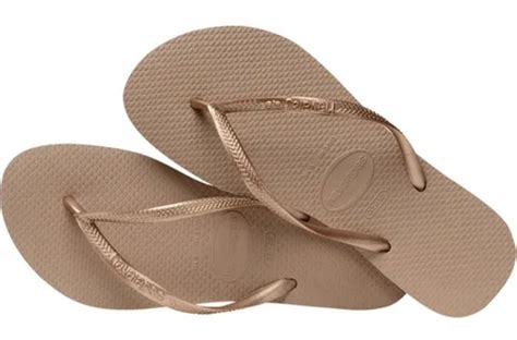 Chinelo Havaianas Slim Rose Gold Original | Parcelamento sem juros