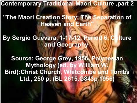 "The Maori Creation Story"