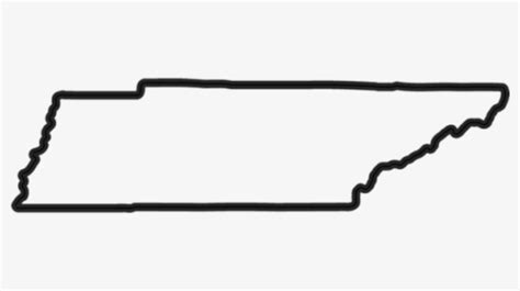 Tennessee State Outline - Silhouette Tennessee State Outline, HD Png Download , Transparent Png ...