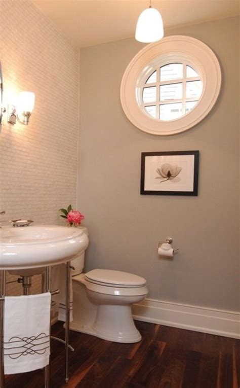 Wall color is Repose Gray Sherwin Williams Bathroom Paint Colors Behr, Small Bathroom Paint ...