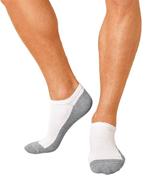 Gildan Men's No-Show Socks, White Shoe Clout - CloutClothes.com