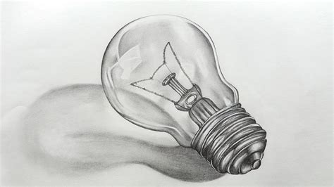 How to Sketch Bulb - YouTube