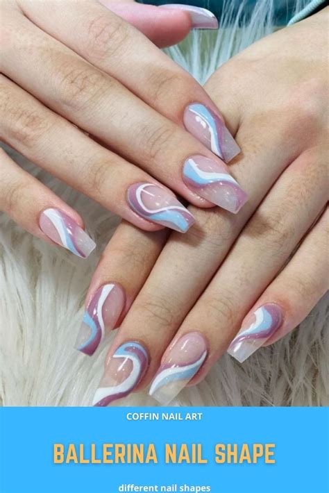 30 Lovely Coffin Shape Nails To Give You Inspiration This Summer