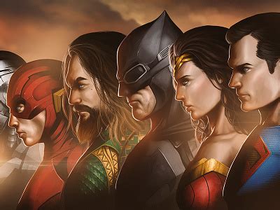 Justice League Fan Art by Nimesh Niyomal on Dribbble